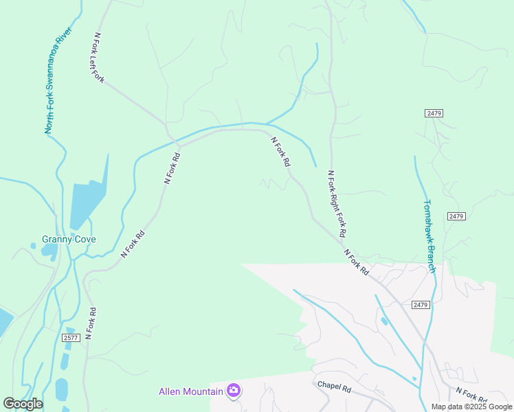 map of restaurants, bars, coffee shops, grocery stores, and more near 446 North Fork Road in Black Mountain