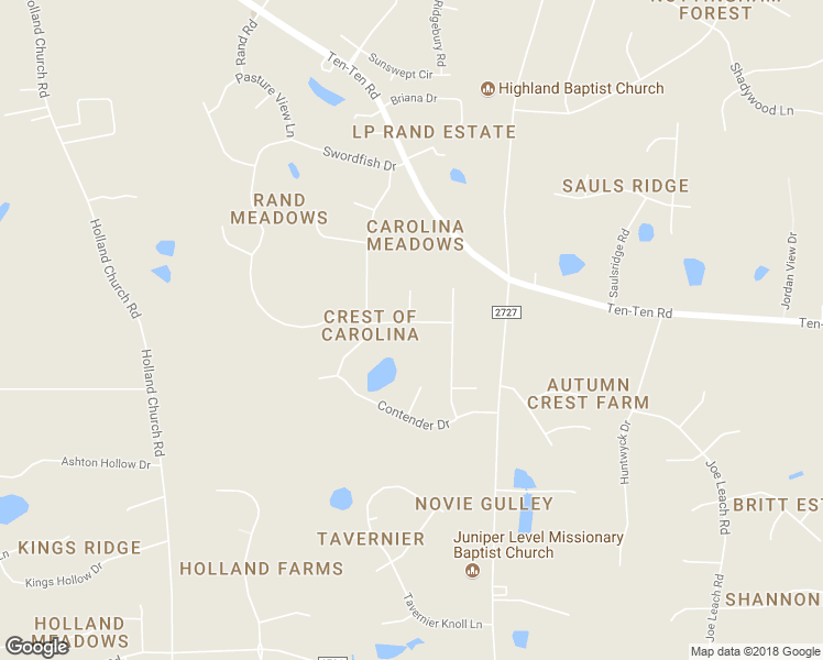 map of restaurants, bars, coffee shops, grocery stores, and more near 5016 Swordfish Drive in Raleigh