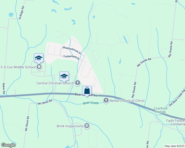 map of restaurants, bars, coffee shops, grocery stores, and more near 662 Wilderness Trail in Columbia