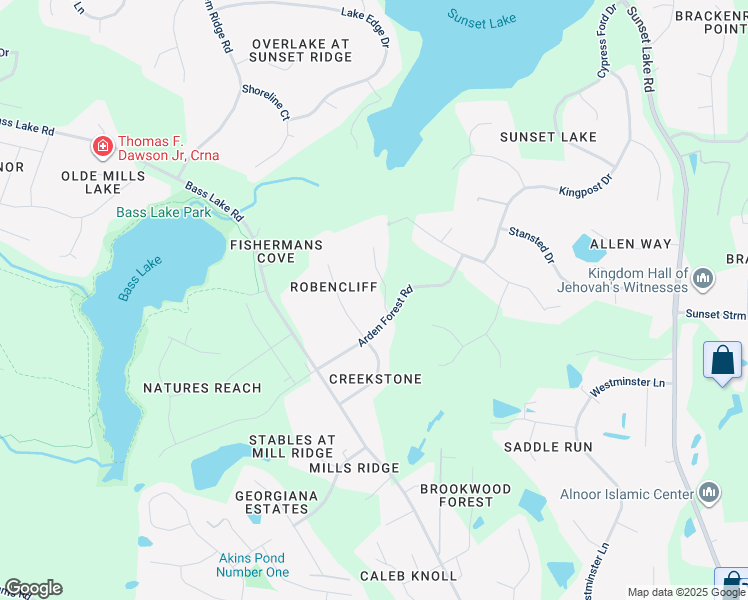 map of restaurants, bars, coffee shops, grocery stores, and more near 5320 Millstone Creek Drive in Fuquay-Varina