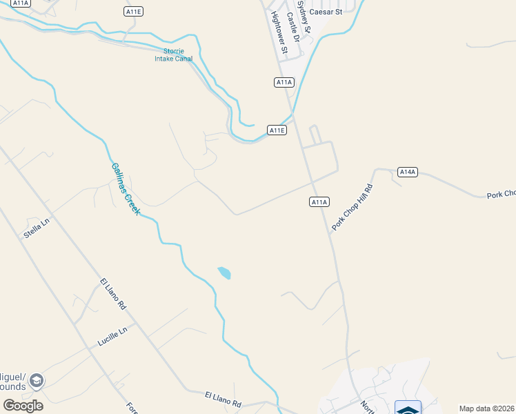 map of restaurants, bars, coffee shops, grocery stores, and more near Willow Lane in San Miguel County