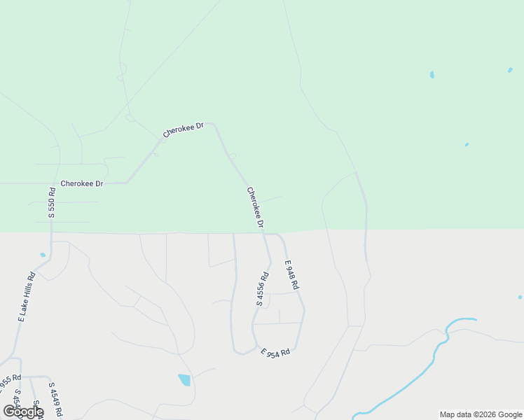 map of restaurants, bars, coffee shops, grocery stores, and more near 22637 East 947 Road in Vian