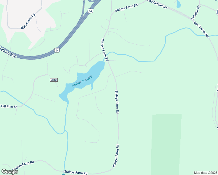 map of restaurants, bars, coffee shops, grocery stores, and more near 1961 South Lake Drive in Asheboro