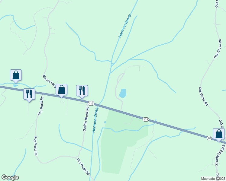 map of restaurants, bars, coffee shops, grocery stores, and more near 185 Hidden Valley Circle in Lexington