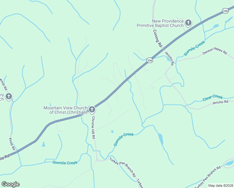map of restaurants, bars, coffee shops, grocery stores, and more near 3002 6 Mile Road in Maryville
