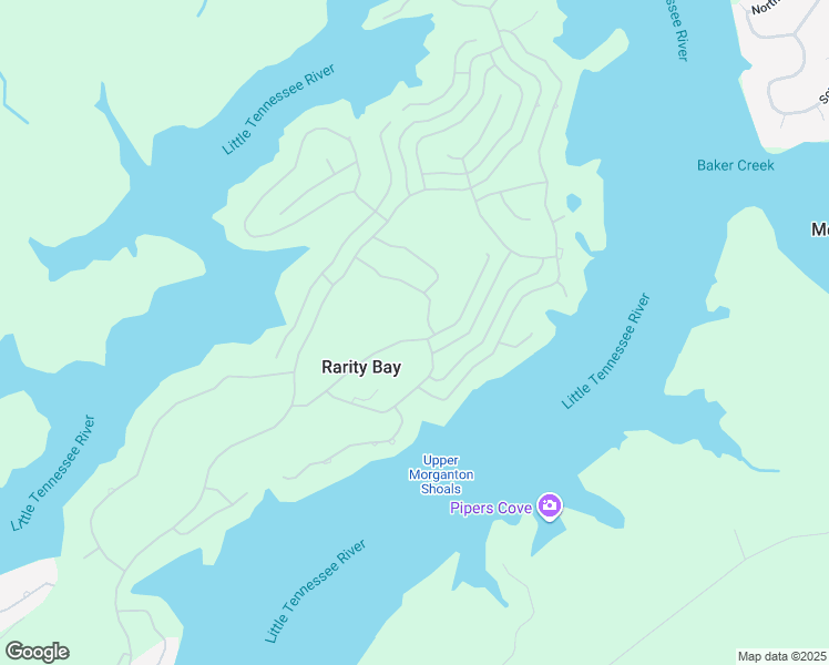 map of restaurants, bars, coffee shops, grocery stores, and more near 235 Watercrest Drive in Vonore