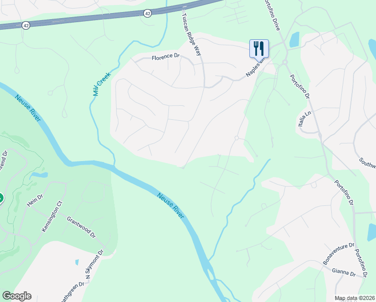 map of restaurants, bars, coffee shops, grocery stores, and more near 248 Sicily Drive in Clayton