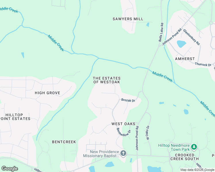 map of restaurants, bars, coffee shops, grocery stores, and more near Daviston Court in Fuquay Varina