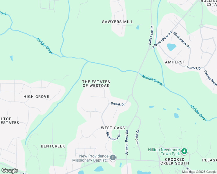 map of restaurants, bars, coffee shops, grocery stores, and more near 5105 Daviston Court in Fuquay-Varina