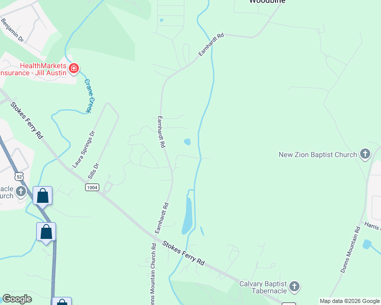 map of restaurants, bars, coffee shops, grocery stores, and more near 355 Rhema Lane in Salisbury