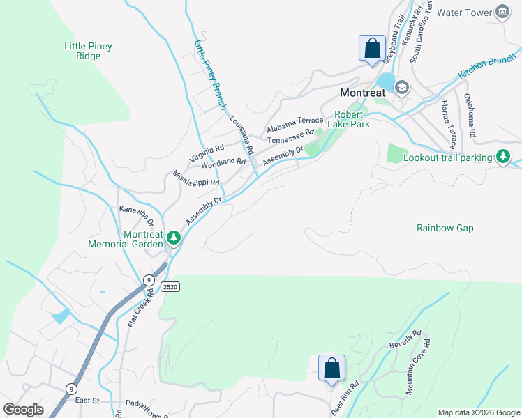 map of restaurants, bars, coffee shops, grocery stores, and more near 144 Shenandoah Terrace in Black Mountain