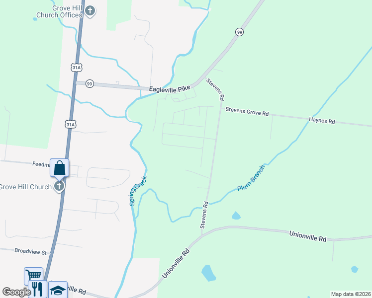 map of restaurants, bars, coffee shops, grocery stores, and more near 215 Addison Avenue in Chapel Hill