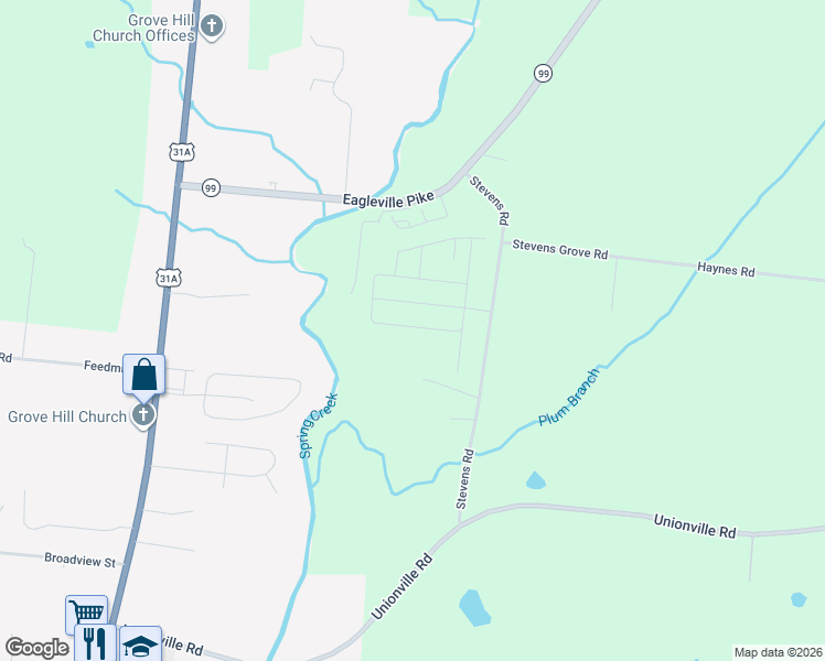 map of restaurants, bars, coffee shops, grocery stores, and more near 219 Addison Avenue in Chapel Hill