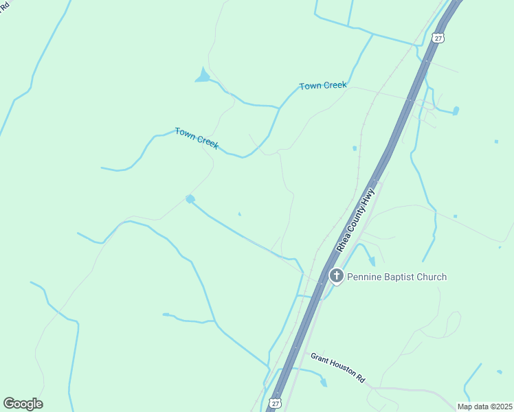 map of restaurants, bars, coffee shops, grocery stores, and more near 520 Frank Reed Rd in Spring City