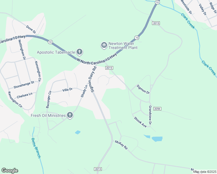 map of restaurants, bars, coffee shops, grocery stores, and more near 1722 Sassafras Lane in Newton