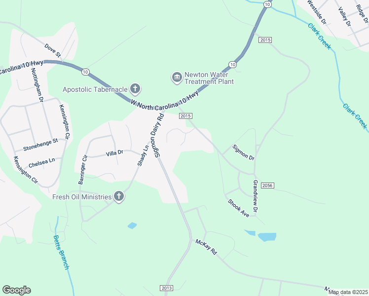 map of restaurants, bars, coffee shops, grocery stores, and more near 1722 Sassafras Lane in Newton