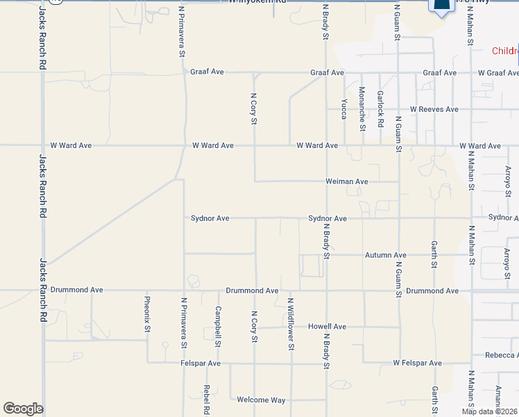 map of restaurants, bars, coffee shops, grocery stores, and more near 1864 Sydnor Ave in Ridgecrest