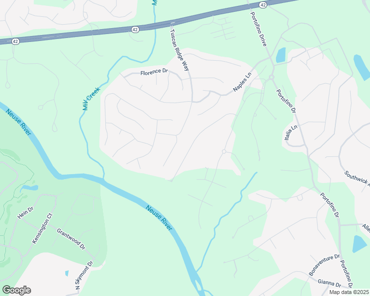 map of restaurants, bars, coffee shops, grocery stores, and more near 192 Sicily Drive in Clayton