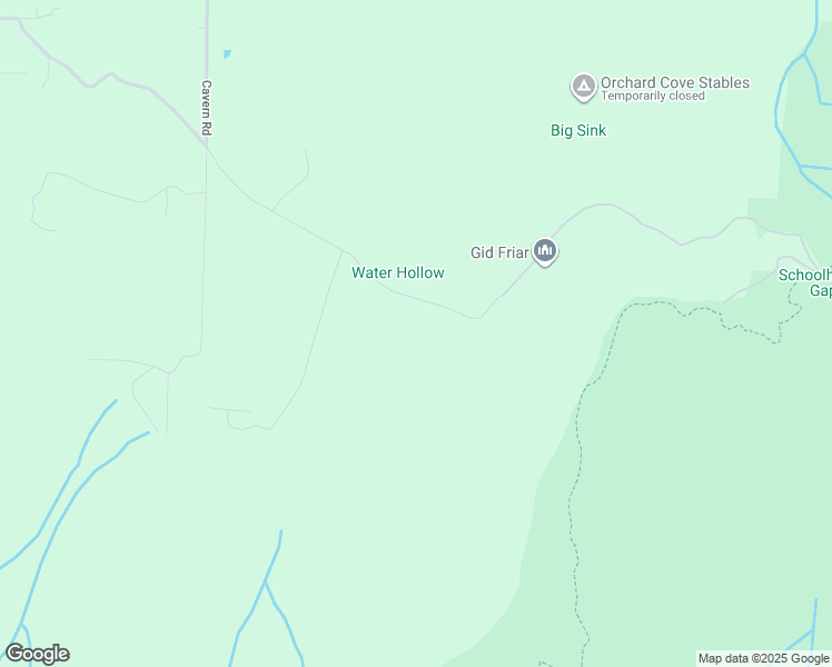 map of restaurants, bars, coffee shops, grocery stores, and more near 1242 Schoolhouse Gap Road in Townsend