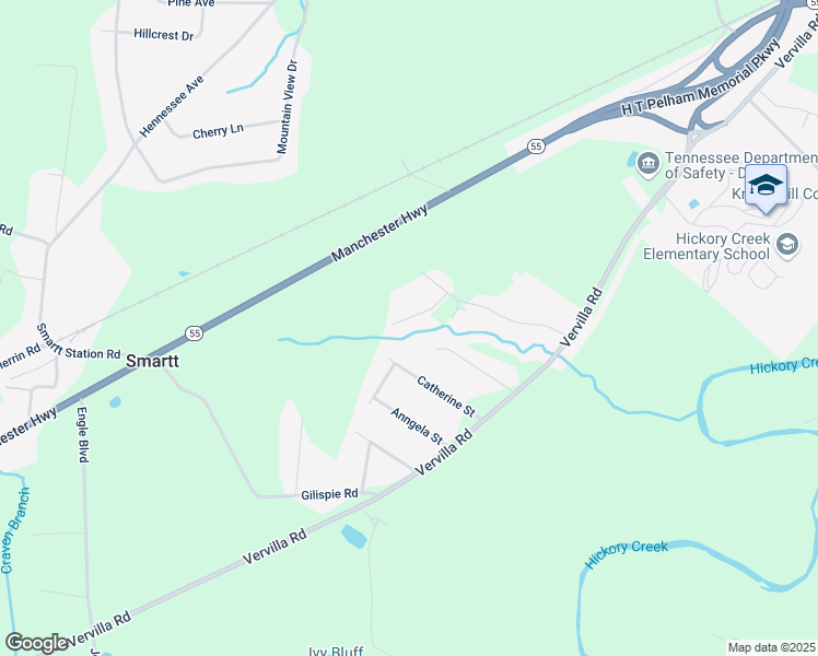 map of restaurants, bars, coffee shops, grocery stores, and more near 145 Garrison Drive in McMinnville