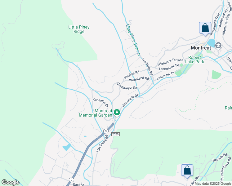 map of restaurants, bars, coffee shops, grocery stores, and more near 120 Virginia Road in Black Mountain