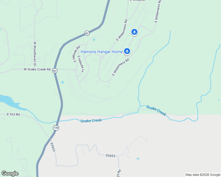 map of restaurants, bars, coffee shops, grocery stores, and more near 36734 South Oak Lane in Cookson
