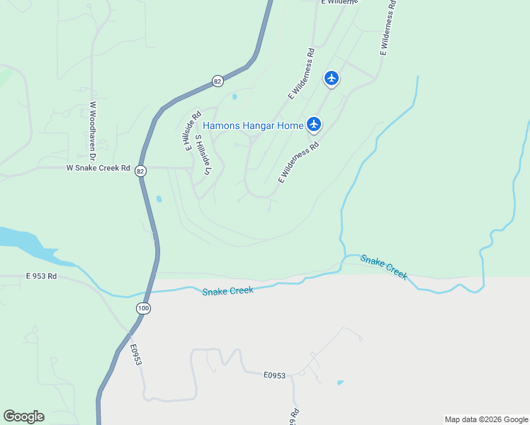 map of restaurants, bars, coffee shops, grocery stores, and more near 36734 South Oak Lane in Cookson