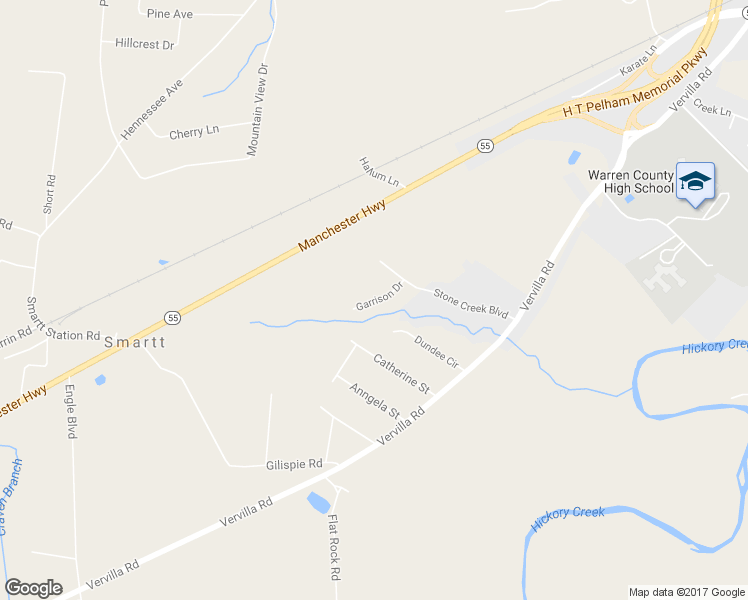 map of restaurants, bars, coffee shops, grocery stores, and more near 145 Garrison Drive in McMinnville