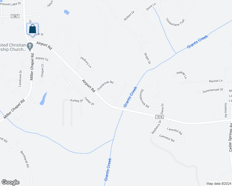 map of restaurants, bars, coffee shops, grocery stores, and more near 199 Village Creek Way in Salisbury