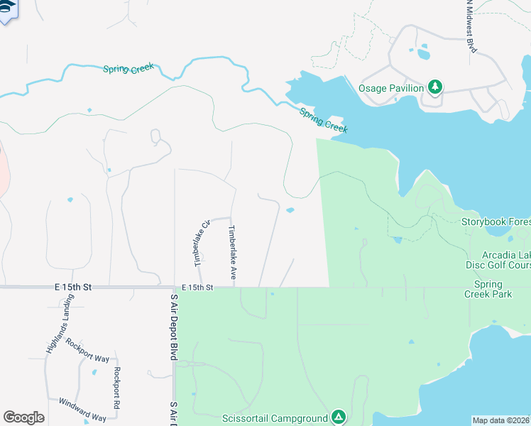 map of restaurants, bars, coffee shops, grocery stores, and more near 6161 East 15th Street in Edmond