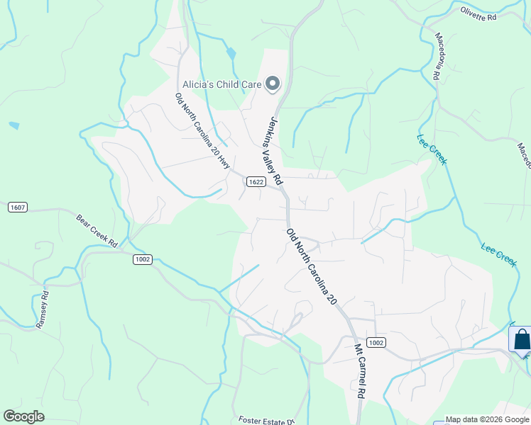 map of restaurants, bars, coffee shops, grocery stores, and more near 12 Hickory Drive in Asheville