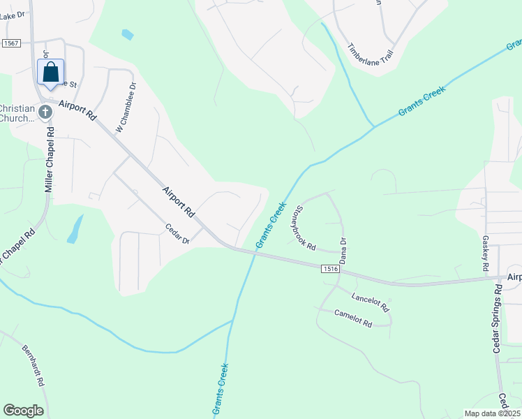 map of restaurants, bars, coffee shops, grocery stores, and more near 270 Village Creek Way in Salisbury