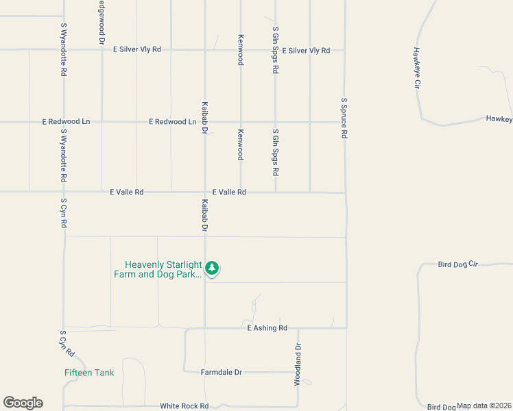 map of restaurants, bars, coffee shops, grocery stores, and more near 4681 Valle Road in Williams