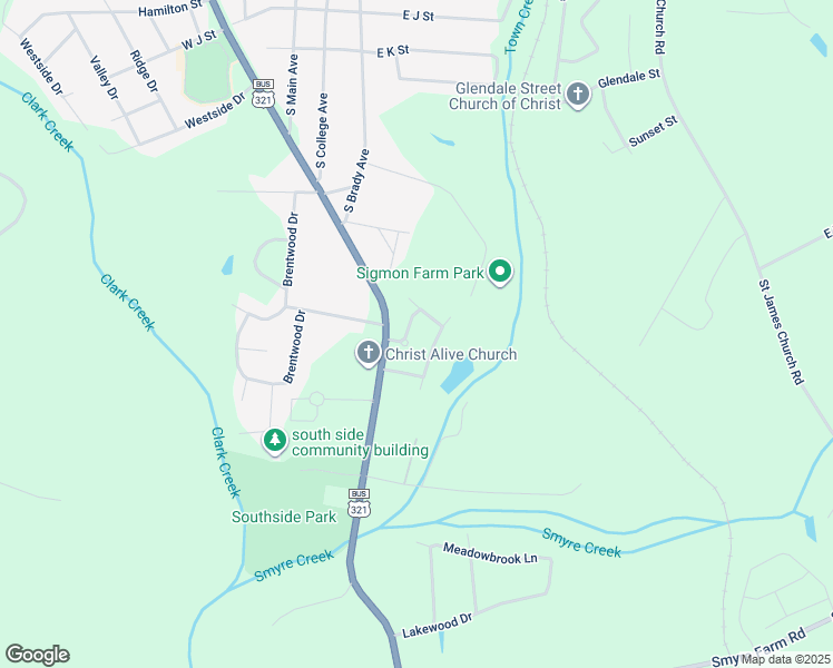 map of restaurants, bars, coffee shops, grocery stores, and more near 1517 Meadowbrook Acres in Newton