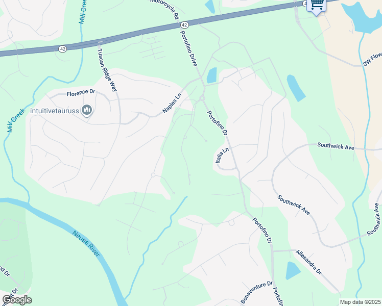 map of restaurants, bars, coffee shops, grocery stores, and more near 159 Paraggi Court in Clayton