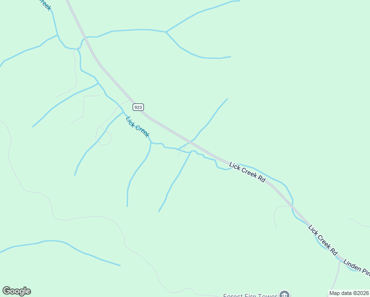 map of restaurants, bars, coffee shops, grocery stores, and more near 1921 Lick Creek Road in Linden