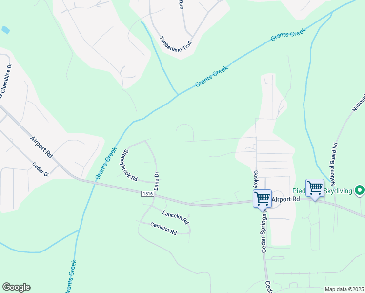 map of restaurants, bars, coffee shops, grocery stores, and more near 1351 Rachel Lane in Salisbury