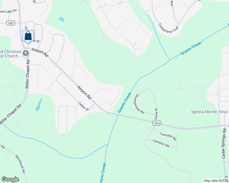 map of restaurants, bars, coffee shops, grocery stores, and more near 299 Village Creek Way in Salisbury