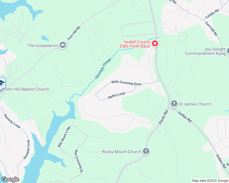 map of restaurants, bars, coffee shops, grocery stores, and more near 156 Belfry Loop in Mooresville