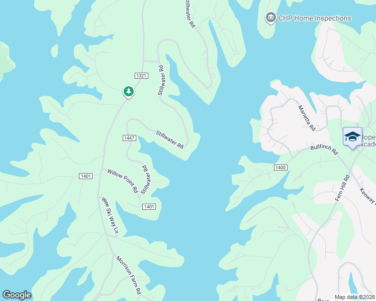 map of restaurants, bars, coffee shops, grocery stores, and more near 489 Stillwater Road in Troutman