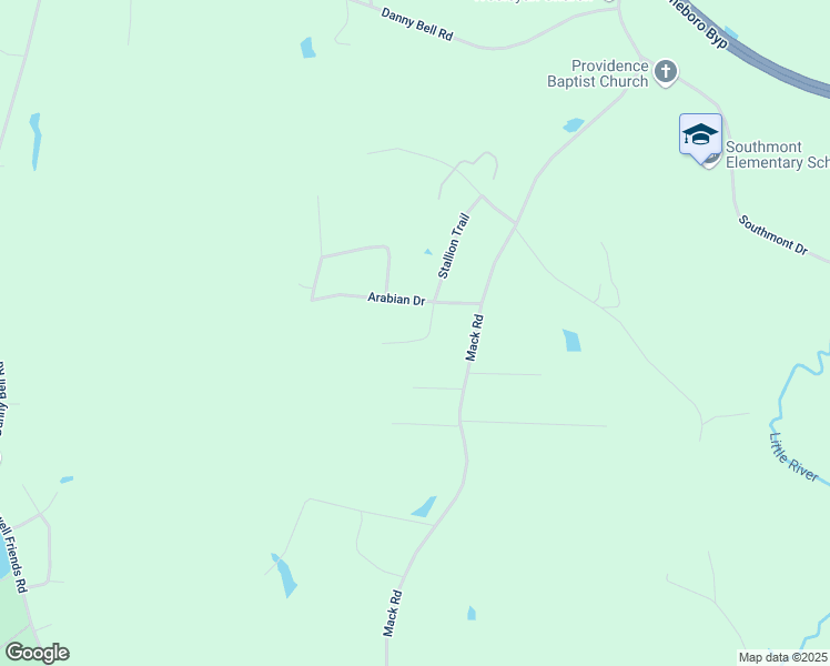 map of restaurants, bars, coffee shops, grocery stores, and more near 1920 Stallion Trail in Asheboro