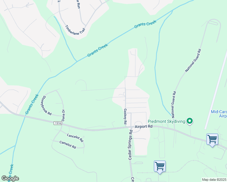 map of restaurants, bars, coffee shops, grocery stores, and more near 1089 Rachel Lane in Salisbury