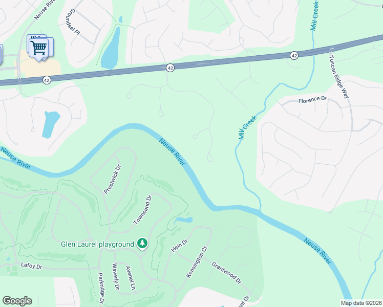 map of restaurants, bars, coffee shops, grocery stores, and more near 2005 Beaver Drive in Clayton