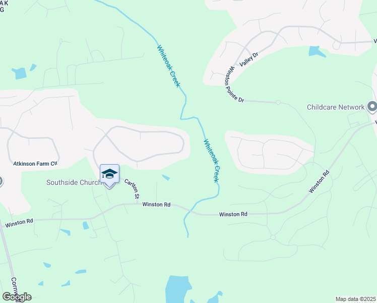 map of restaurants, bars, coffee shops, grocery stores, and more near 947 Carlton Street in Clayton