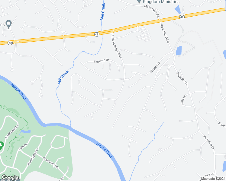 map of restaurants, bars, coffee shops, grocery stores, and more near 56 East Copenhaver Drive in Clayton