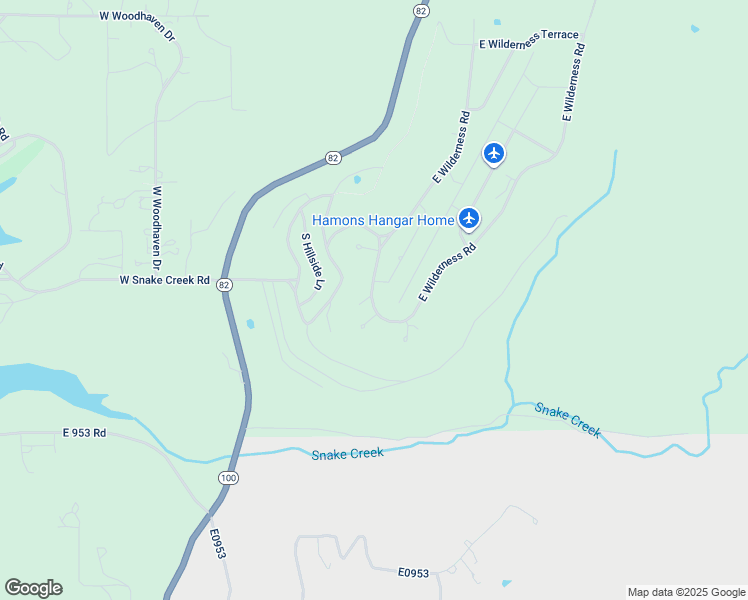 map of restaurants, bars, coffee shops, grocery stores, and more near 19254 East Wilderness Road in Cookson