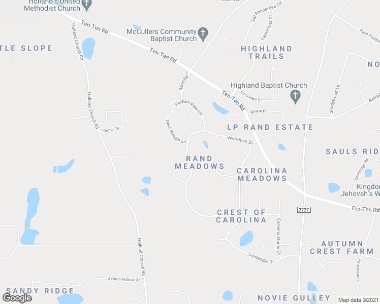 map of restaurants, bars, coffee shops, grocery stores, and more near 4757 Swordfish Drive in Raleigh