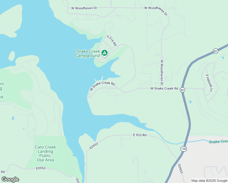 map of restaurants, bars, coffee shops, grocery stores, and more near 18580 West 947 Road in Cookson