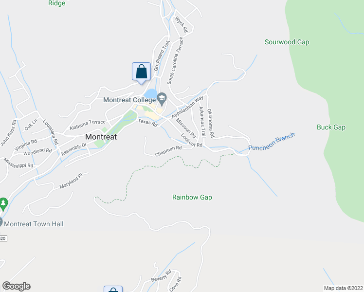map of restaurants, bars, coffee shops, grocery stores, and more near 341 Yale Road in Black Mountain
