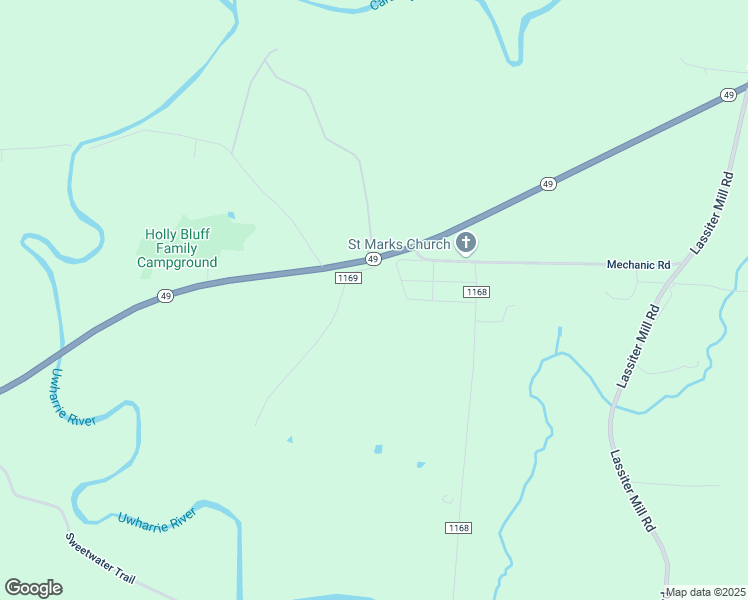 map of restaurants, bars, coffee shops, grocery stores, and more near 3087 Trotter Road in Asheboro